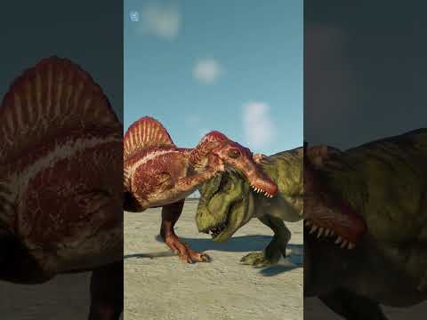Spinosaurus vs. Tyrannosaurus Rex 🦖 Jurassic World Evolution 2