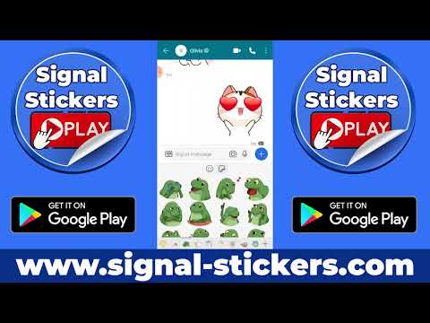 Animated Signal Stickers Video