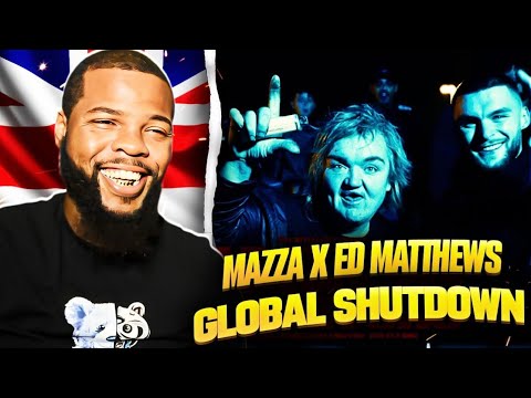 Mazza L20 x Ed Matthews - Global Shutdown (Official Video) | AMERICAN REACTION🔥🇺🇸