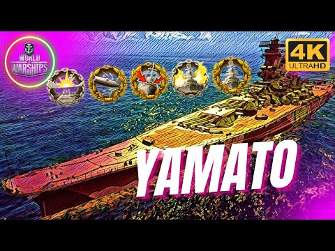 wows YAMATO Strongest Battleship World of Warships #wows #worldofwarships #gaming