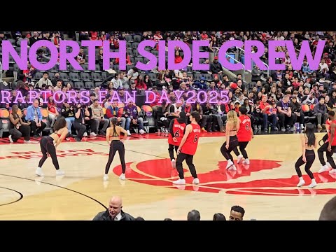 NORTH SIDE CREW DANCE AT RAPTORS FAN DAY 2025