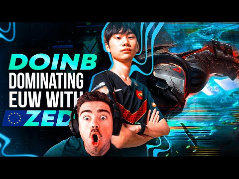 ZED MID is back for WORLDS? *DOINB Smurfing on EUW BOOTCAMP*