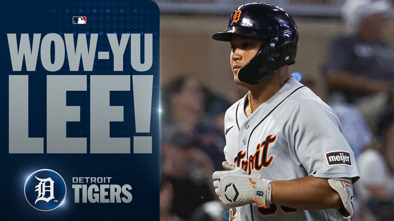 Hao-Yu Lee CRUSHES a 439-foot home run to get the Tigers on the board! 😮 (8th homer of the year!)