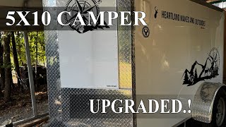 5x10 Camper Conversion Gets Organized — New Shelves + 3D Prints!