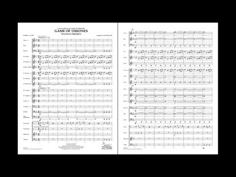 Game of Thrones (Soundtrack Highlights) by Ramin Djawad/arr. Jay Bocook