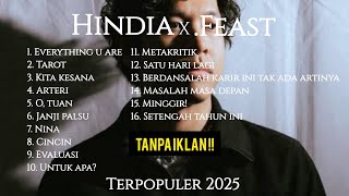 Download lagu FULL ALBUM TERBAIK HINDIA & .FEAST [Tanpa Iklan] Kumpulan Lagu Hindia x Feast Terpopuler 2025 mp3