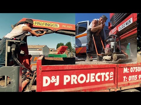 D & J projects….Pelfinger crane fault! Air horn tones! Wacker plate walk! Strimmer cord