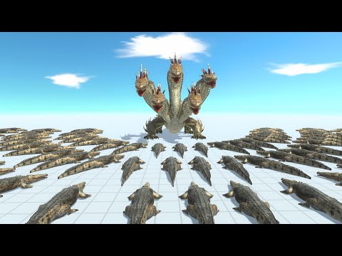 50x Crocodiles Attack Every Faction - Animal Revolt Battle Simulator