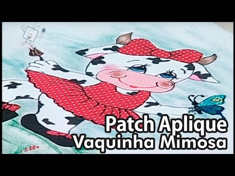 Ateliê na TV | Márcia Caires - Pano de prato Vaquinha Mimosa