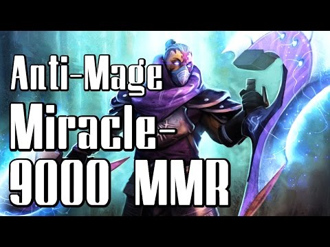 Miracle- Anti Mage 9000 MMR First in the World - Dota 2 Full Game