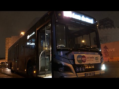 RATP | New MAN Lion’s City 12 CNG EffiCient Hybrid (NL280) Euro 6 ZF N°6295 | Kickdown