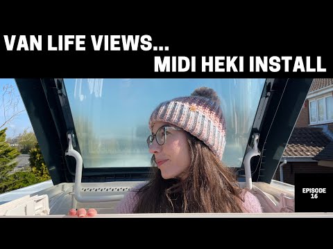 Dometic Midi Heki Skylight Install for Van Life Views | Mercedes Vario Minibus Conversion Ep.16