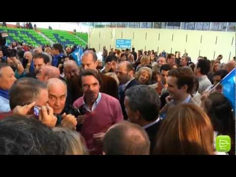Mitin de José María Aznar en Ávila, 13 de noviembre de 2011