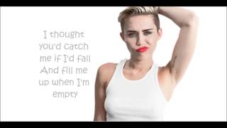 Miley Cyrus Someone else Lyrics