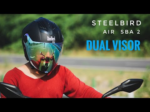 Steelbird air sba 2 dual visor helmet