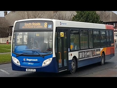 Journey on Route 30 | NK09EPU/39722 - Stagecoach North East: MAN 14.240LF/ADL Enviro 200