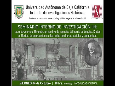 SIIIH | Lauro Arizcorreta Miramón, un hombre de negocios del barrio de Zoquipa, Ciudad de México. ..