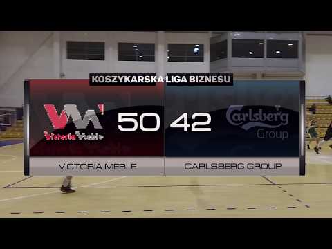 Victoria Meble vs Carlsberg Group - VIII kolejka - I Liga Poznań - Koszykarska Liga Biznesu