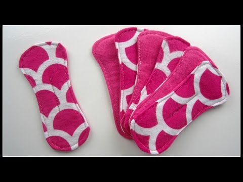 Part of a video titled {Step-by-Step Sewing} Reusable Fabric Panty Liners - YouTube