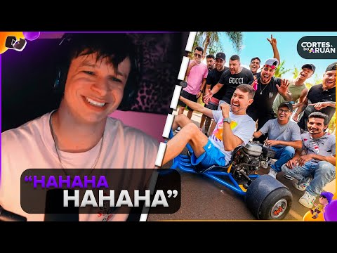 ARUAN REACTS: MY FRIENDS' REACTION TO SEEING MY NEW DRIFT TRIKE (GUI NOBRE) - Aruan's Cuts