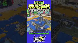 【スプラ3】レベル別Sブラストの動き #splatoon3 #スプラトゥーン3 #shorts