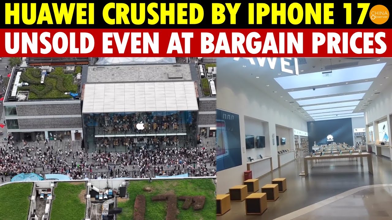 Huawei Crushed by iPhone 17, Slashing Prices in a Fire Sale, Unsold Even at Bargain Prices