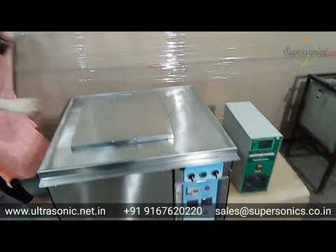 Stainless steel single stage ultrasonic cleaning machine