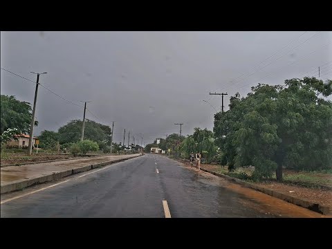 Muita CHUVA no povoado de Tanque no município de Lapão Bahia. 