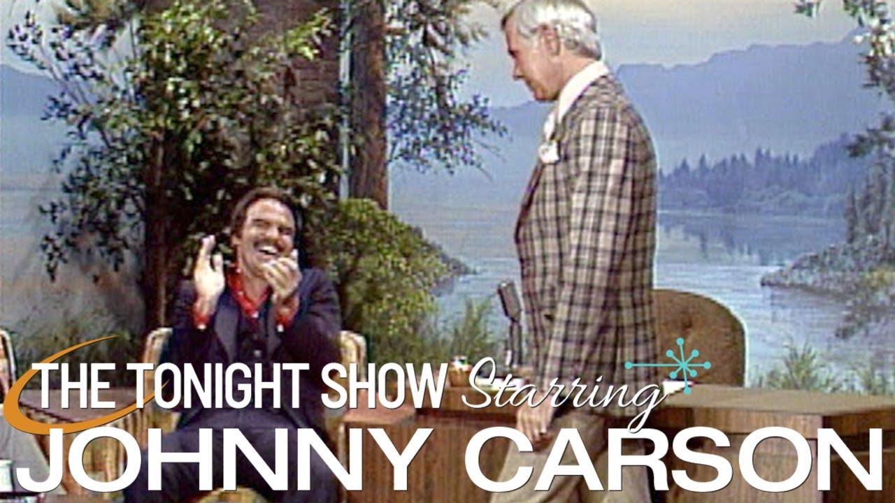 Johnny Walks Out Like Burt Reynolds | Carson Tonight Show