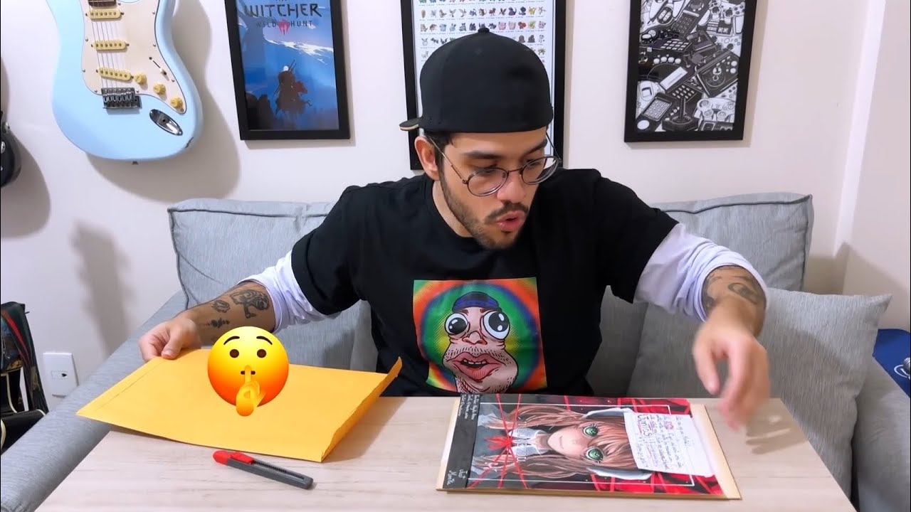 Kleberiano Caixa Postal - Abrindo o meu presente 🥺❤️✨️