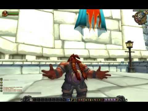 Warlords of Draenor Alpha: [Model] Male Dwarf Emotes, Run