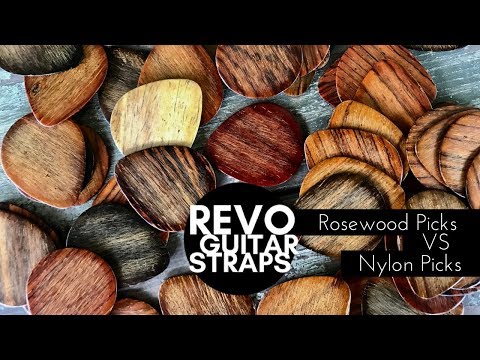 Revo Rosewood Picks vs Nylon Picks