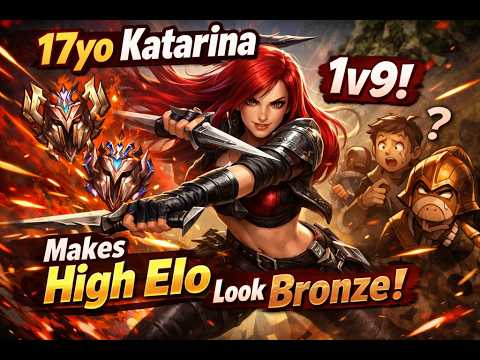 17yo Katarina Makes High Elo Look Bronze