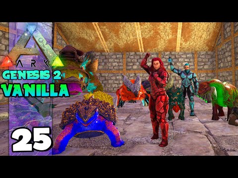 BIRTH OF SEVERAL BABIES!!! ARK: Survival Evolved GENESIS 2 (VANILLA) 25