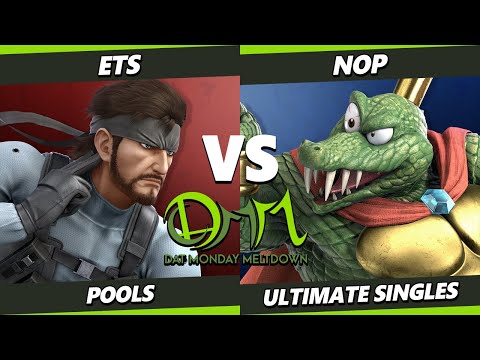 DAT MM 296 - Ets (Snake) Vs. Nop (King K. Rool) Smash Ultimate - SSBU