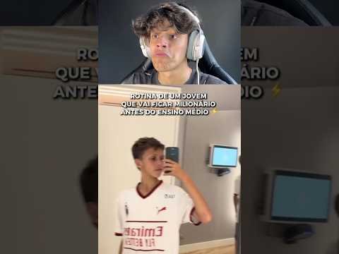 rotina de um futuro milionário #shorts #cainlives