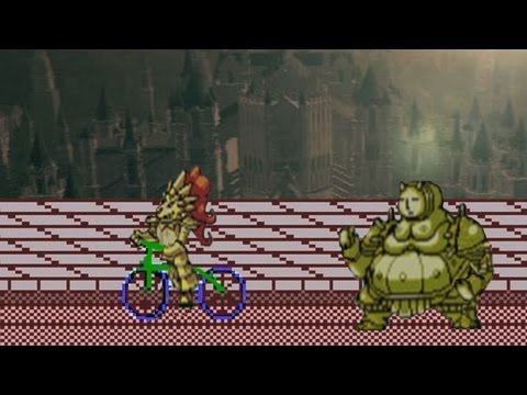 Smough and Ornstein Training (Mike Tyson's Punch Out Parody)