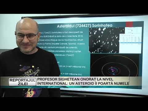 REPORTAJUL ZILEI 02 02 2026  PROFESOR SIGHETEAN ONORAT LA NIVEL INTERNAȚIONAL   UN ASTEROID ÎI POART