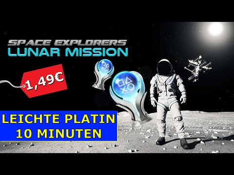 SPACE EXPLORERS: Lunar Mission | Super leichte Platin in 10 Minuten | Trophäen & Achievement Guide