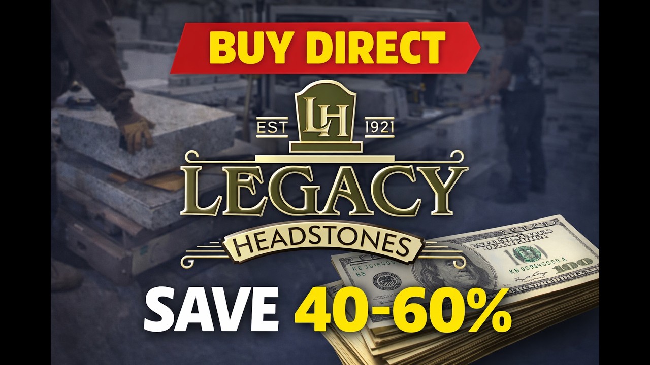Save 40-60% on a Headstone