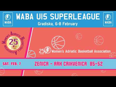 2025-26 WABA U15 Superleague: Zenica-Arx Crikvenica 85-52 (07/02)
