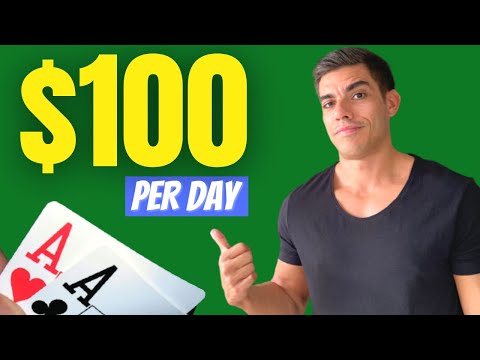 How to Make $100 a Day Playing Poker (SIMPLE STRATEGY!!)