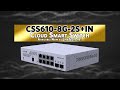 Коммутатор MikroTik CSS610-8G-2S+IN Коммутатор MikroTik CSS610-8G-2S+IN