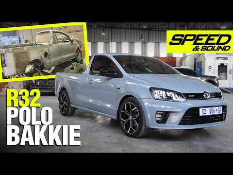 He Built an R32-Powered Polo Bakkie.