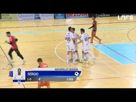 Gol Sergio (1-0) Naturpellet Segovia - Aspil Vidal Ribera Navarra. J25, 1Div. LNFS