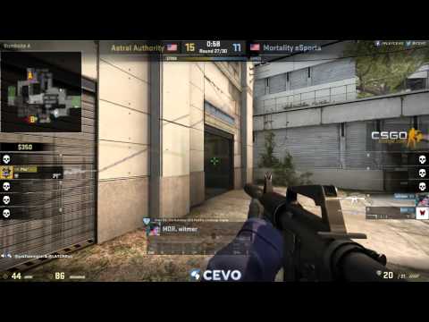 Mortality eSports vs. Astral Authority (CEVO-P Placement Tournament CS:GO Season 8)  - Sabo & LATORR