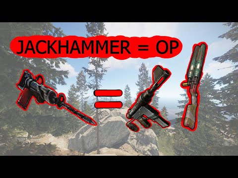 ALL YOU NEED IS A JACKHAMMER! | Rust SOLO Survival