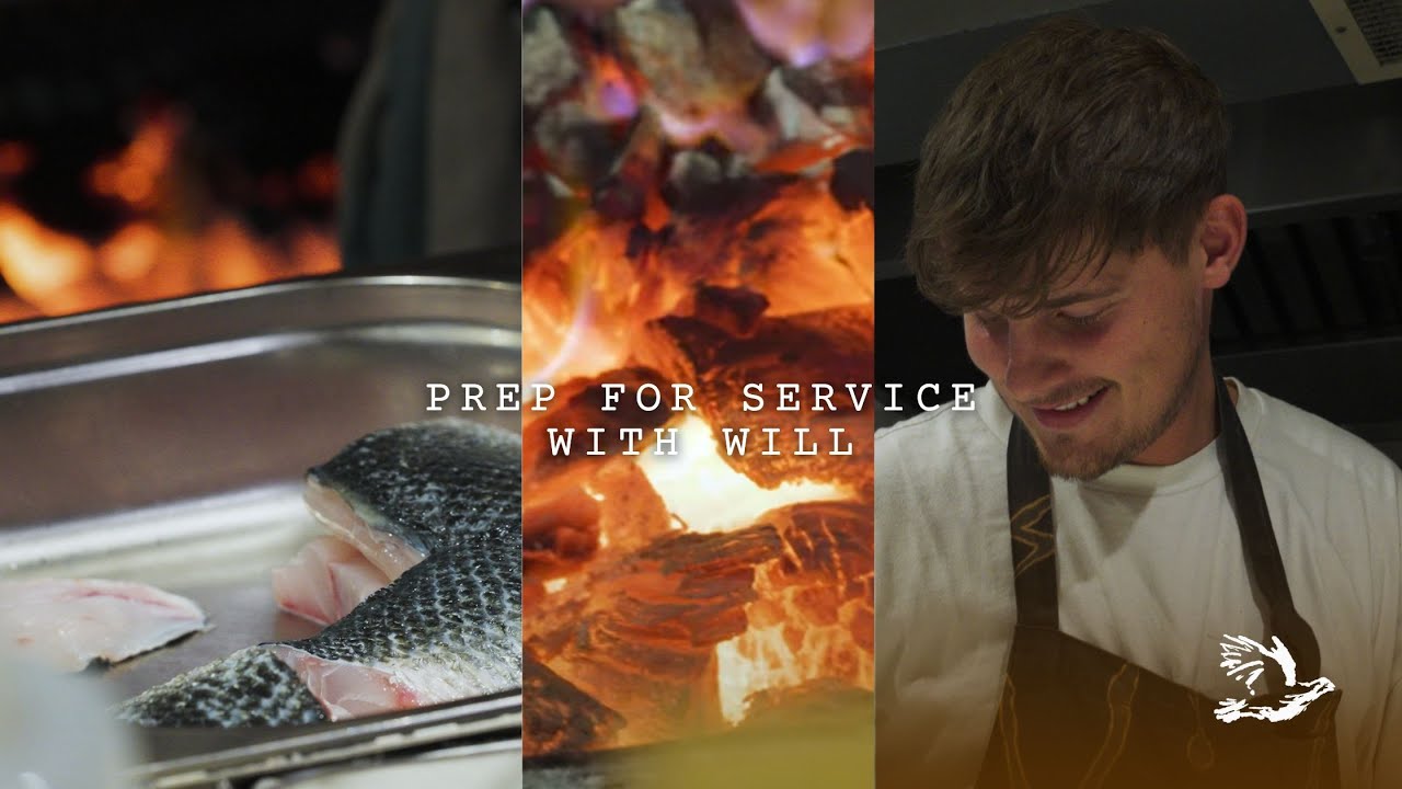 How Chef Will Preps the Open-Flame Grill | Over the Pass | Straker's London