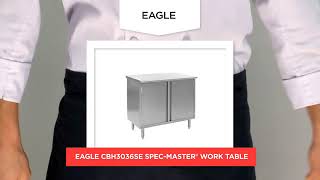 Stainless Steel Enclosed Base Commercial Work Tables