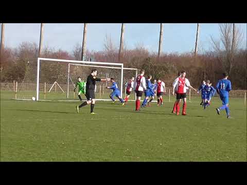 Coen redt de eer voor SSV'65 JO17-1 tegen Kapelle JO17-1